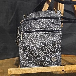 Chic Black and Silver Crossbody Bag